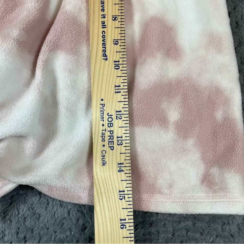 Old Navy Active Girls Fleece Pullover XS (5) Pink Tie Dye Side Knot Outerwear - Picture 7 of 9